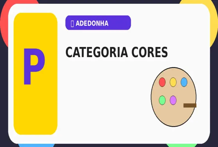 Cor com P: Cores com P para Adedonha e Outros Jogos de Palavras