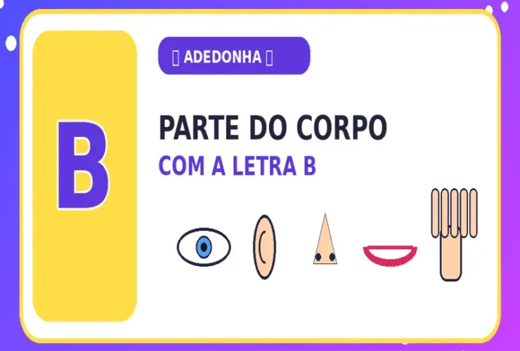 Parte do Corpo com B: Exemplos de Partes do Corpo com a Letra B