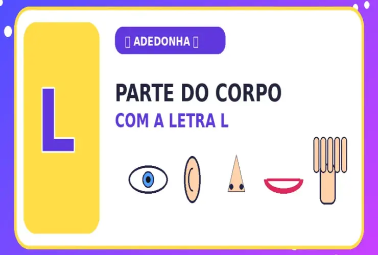 Parte do Corpo com L: Conheça as Partes do Corpo com a Letra L