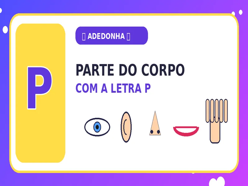 Parte do Corpo com P: Partes do Corpo com P que Valem Pontos no Stop 25 Parte do Corpo com P: Partes do Corpo com P que Valem Pontos no Stop