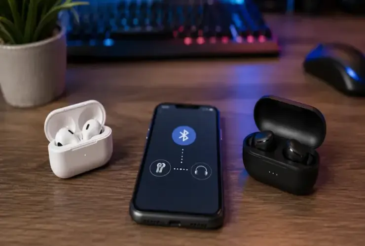 Como sincronizar 2 fones Bluetooth diferentes?