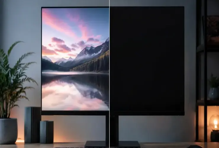 Monitor liga e apaga depois de alguns segundos