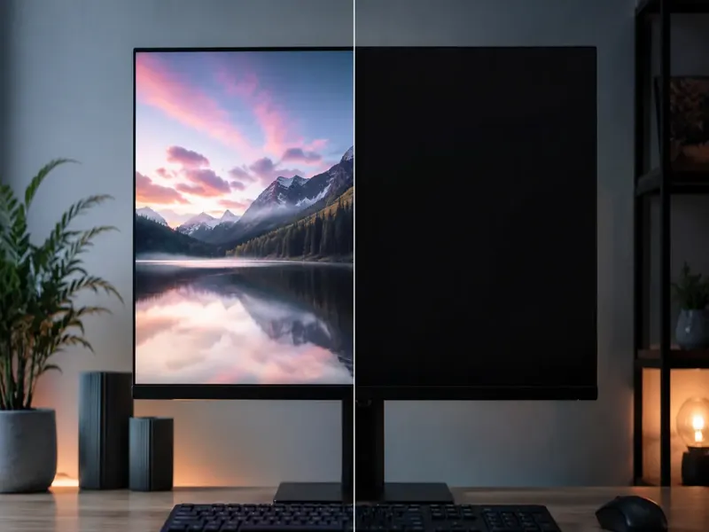 Monitor liga e apaga depois de alguns segundos